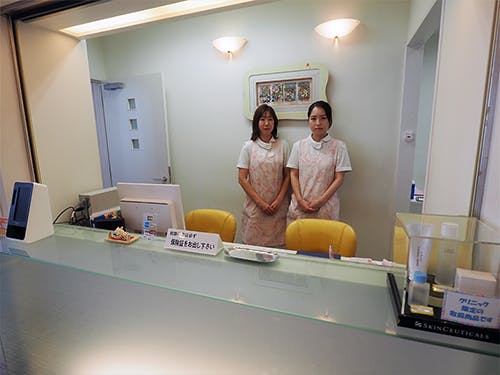 あさもとクリニック皮膚科受付