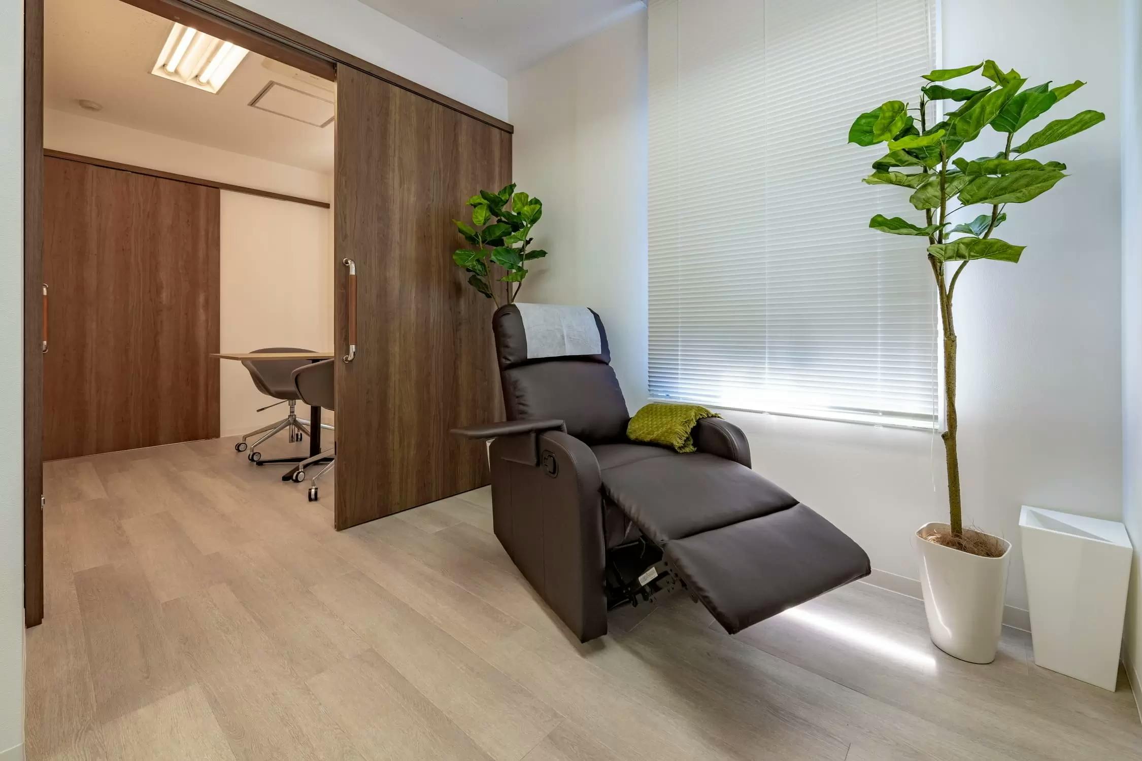お肌と予防のクリニックリカバリー室