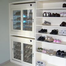 すずき皮膚科クリニック靴箱