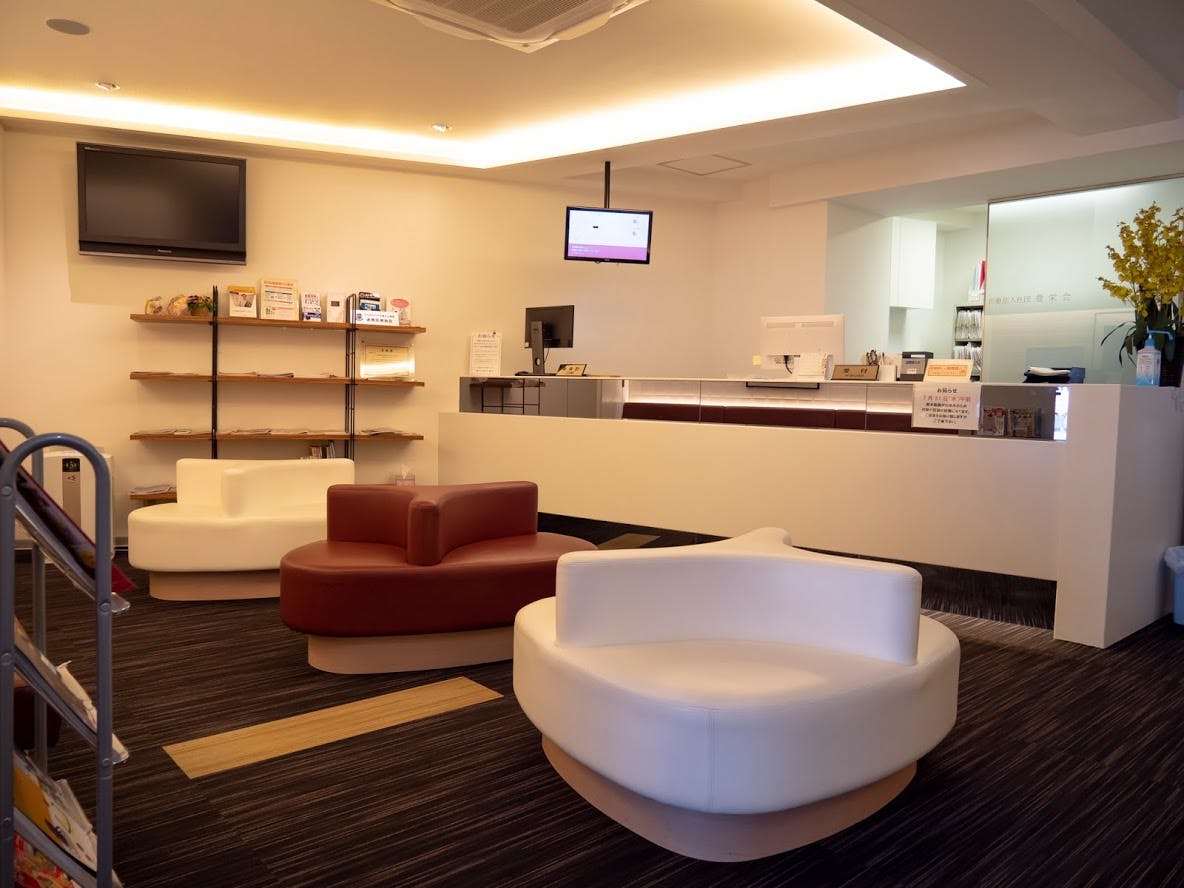 稲田堤メディカルクリニック待合室