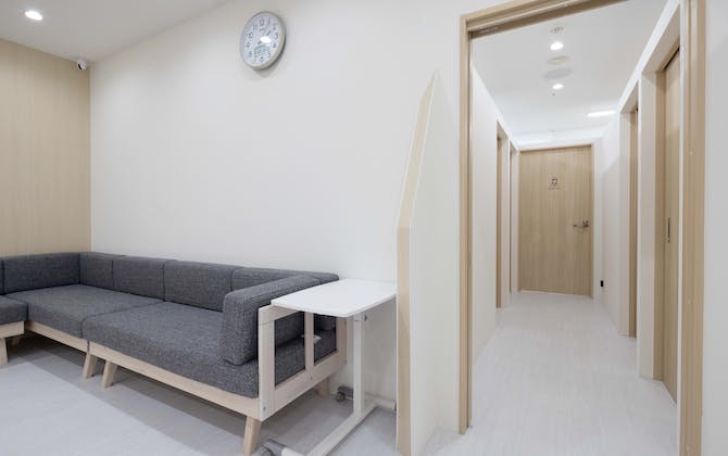 メンズエミナル 仙台院待合室