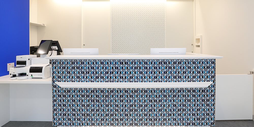 あおぞら皮ふ科受付