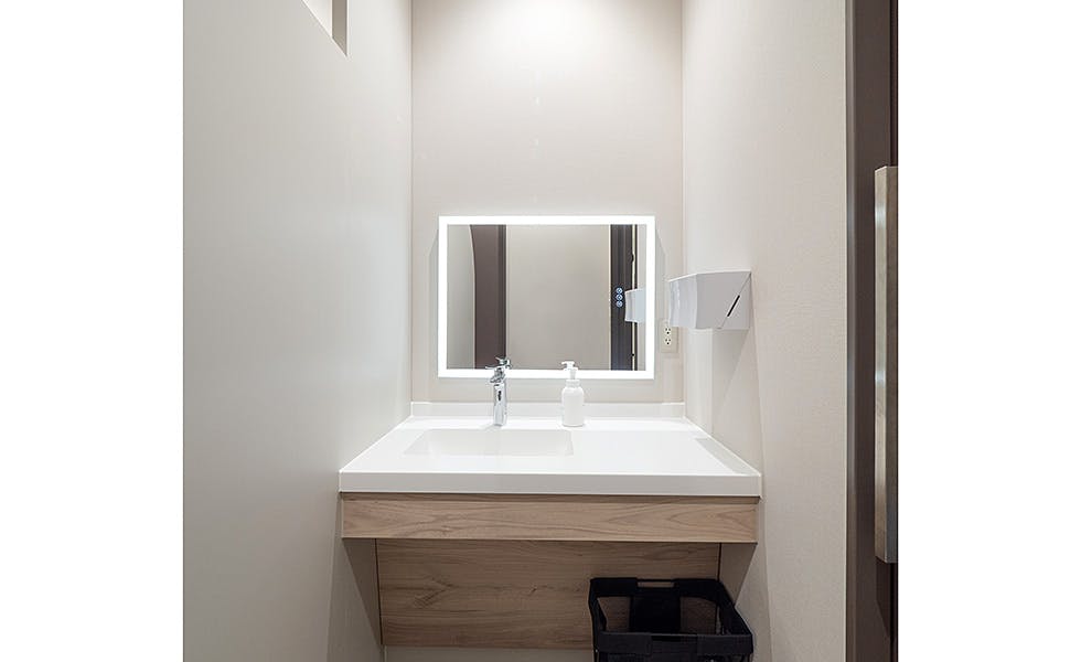 エールホームクリニック長岡洗面所