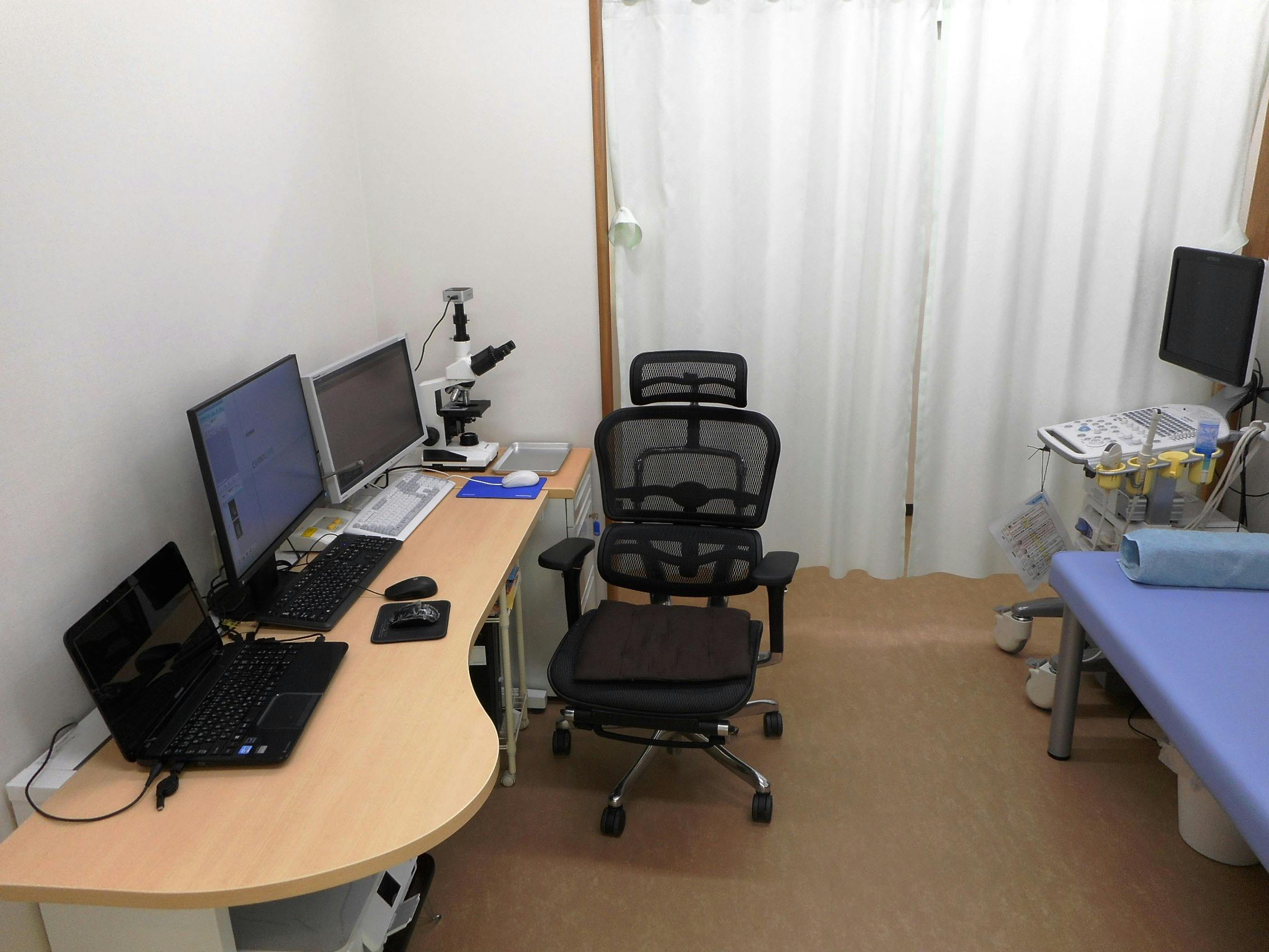 にしやまクリニック診察室