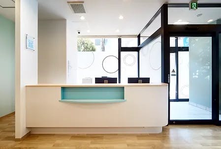 湘南辻堂はまだ皮膚科受付