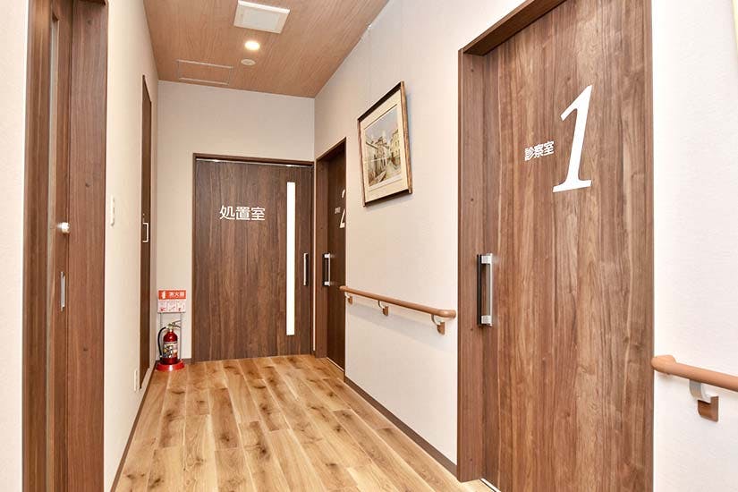 ながい泌尿器科クリニック廊下