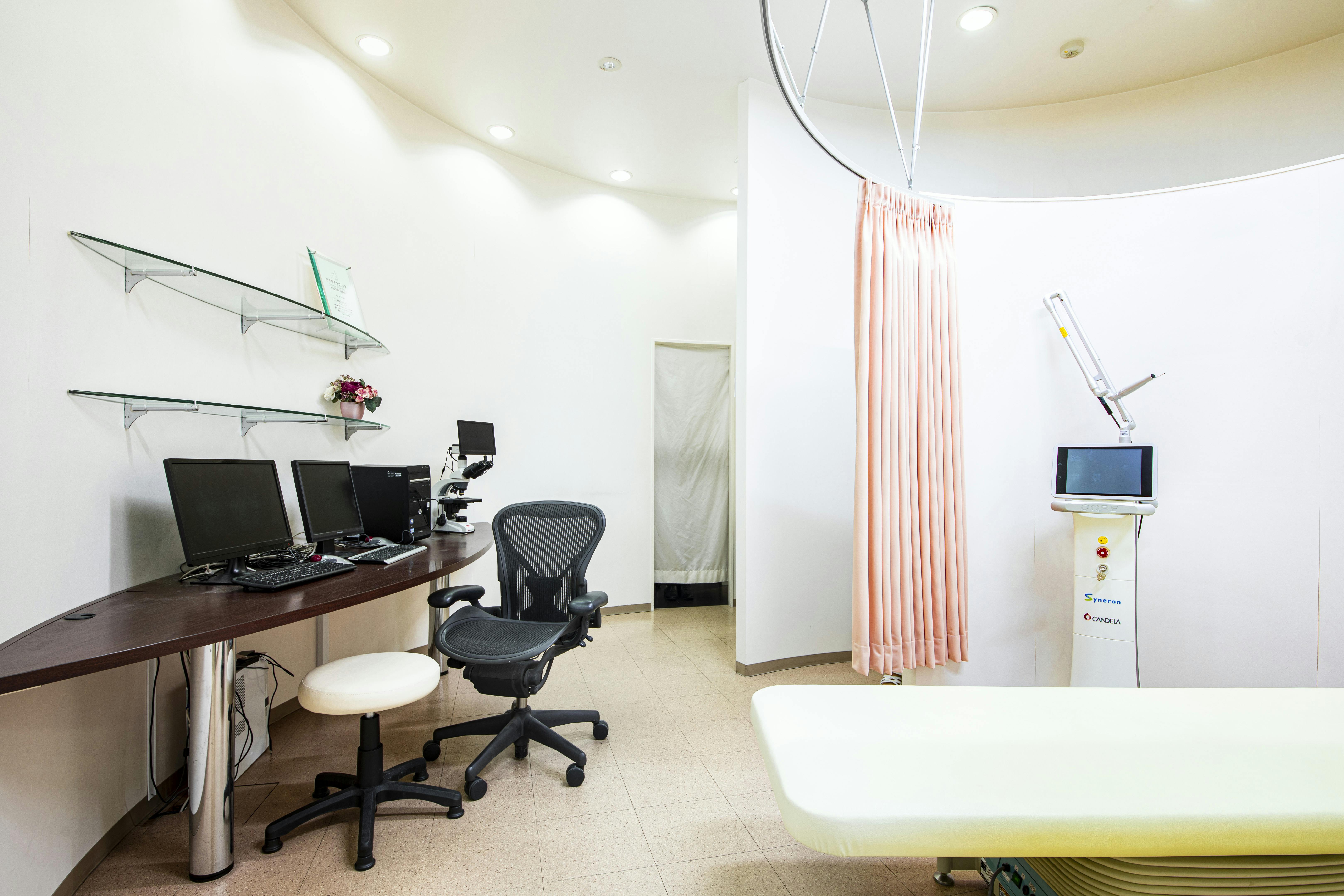 杉本陽子クリニック診察室