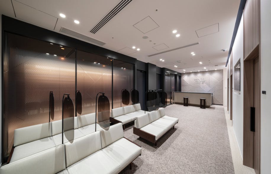 MYメディカルクリニック 大手町院受付 待合室