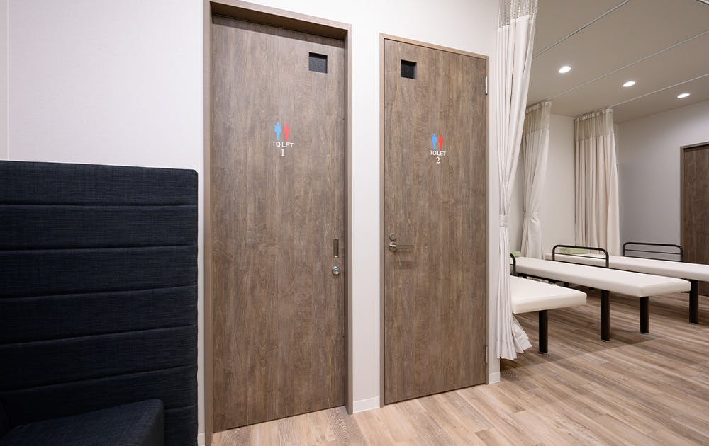 ささきクリニック処置室トイレ