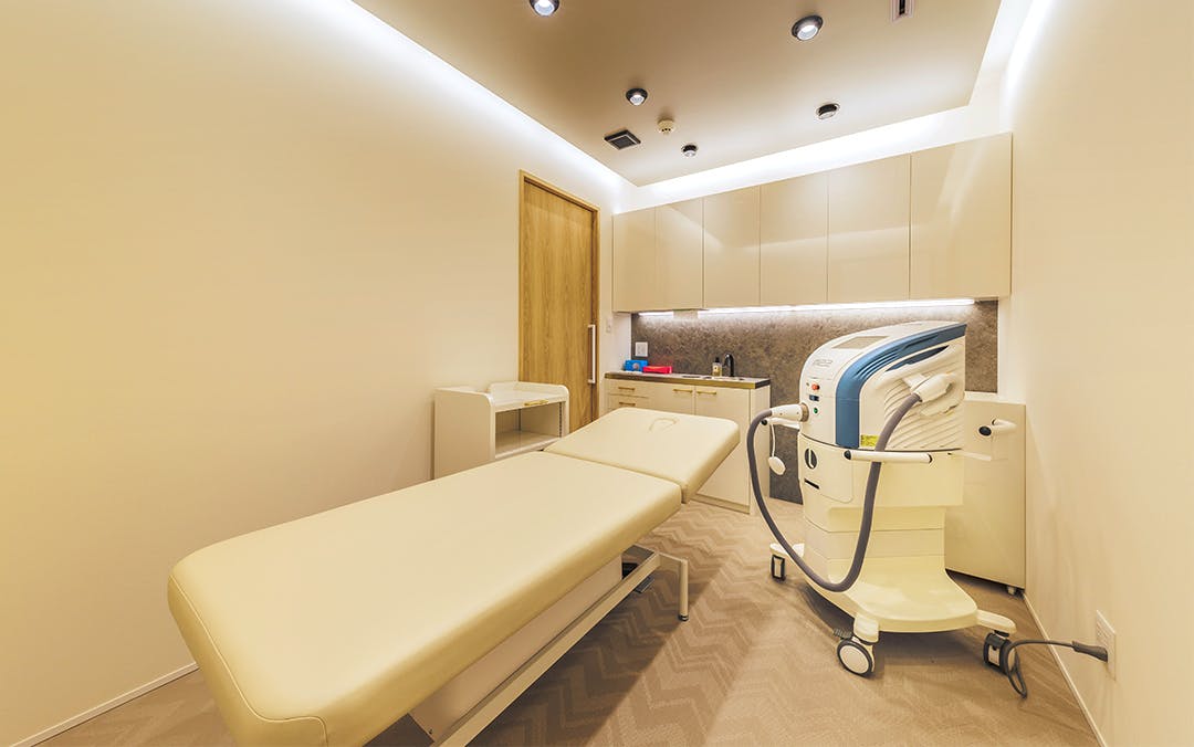 自由が丘まぶたと眼のクリニック施術室