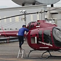 会津中央病院ヘリコプター