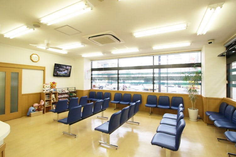 中井皮膚科医院待合室