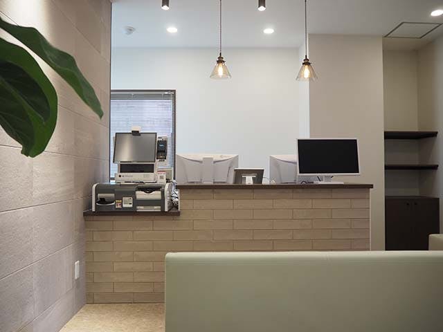 こもれび皮膚科受付