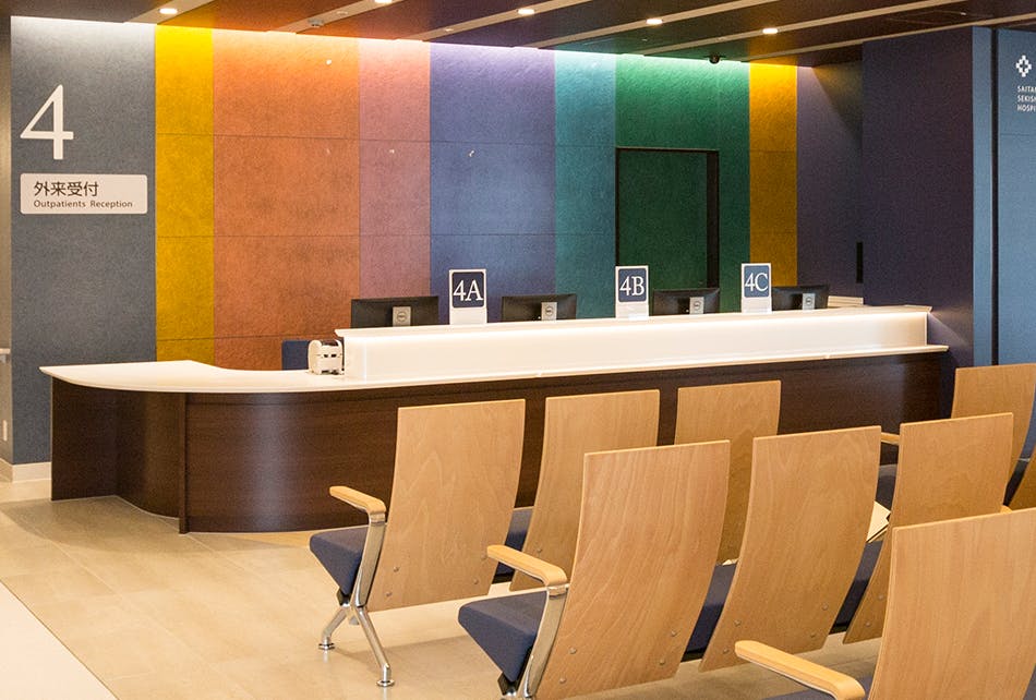 埼玉石心会病院待合室