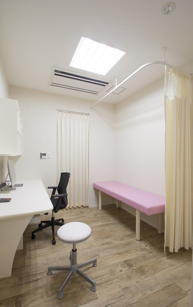 日本大通まま皮ふ科診察室