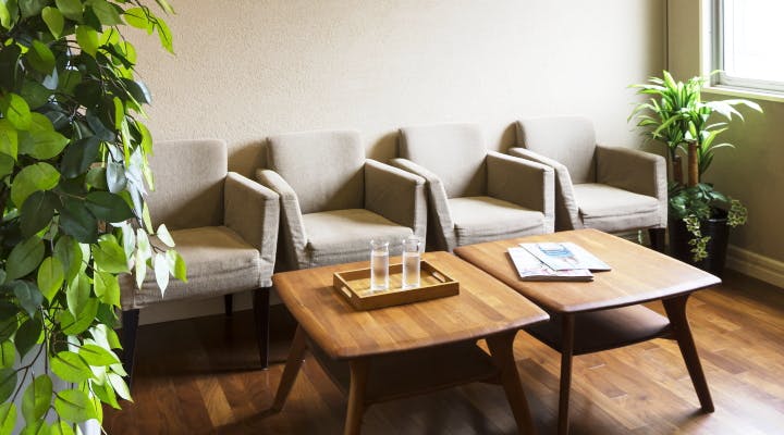 山本可菜子皮フ科クリニック 東加古川院待合室