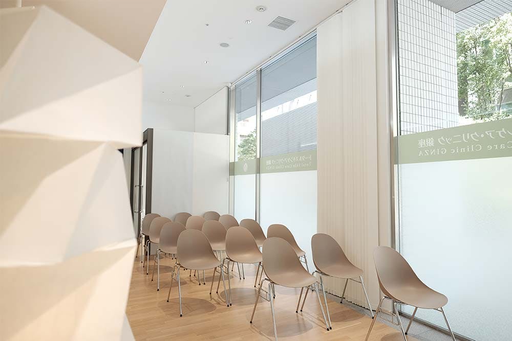 トータルスキンケア・クリニック銀座待合室