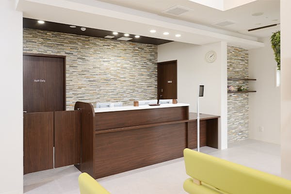 ながね泌尿器科皮フ科クリニック受付