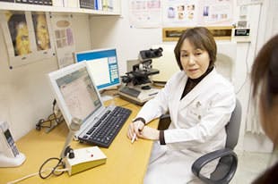 まり皮フ科クリニック診察室