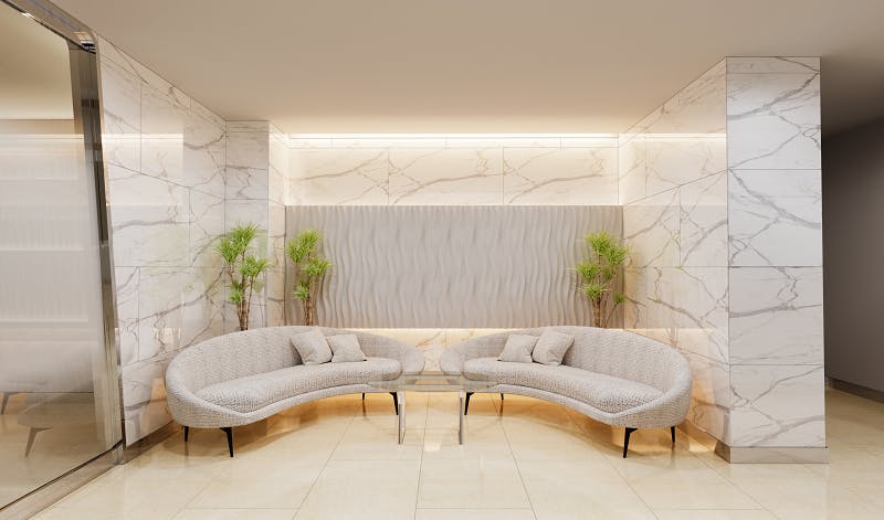 HAKU(ハク)ビューティクリニック 待合室