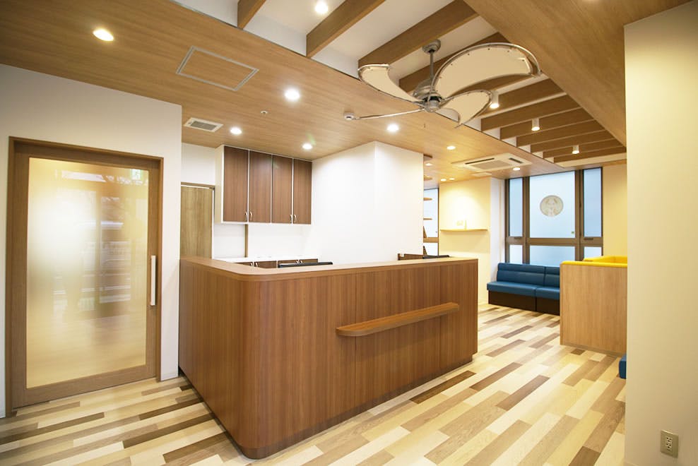 ひばりが丘やまね小児科アレルギー科受付