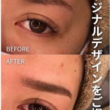 【女性・眉】アートメイク_before_aftar
