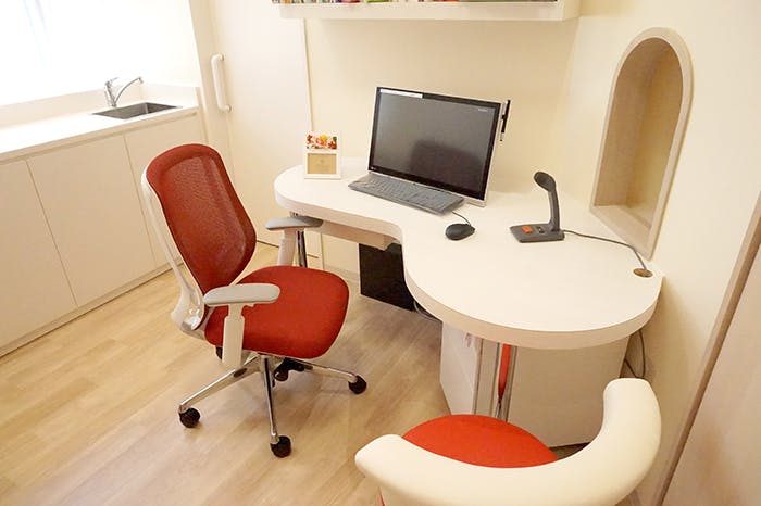 羽尾皮フ科クリニック診察室