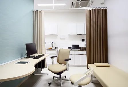 湘南辻堂はまだ皮膚科診察室