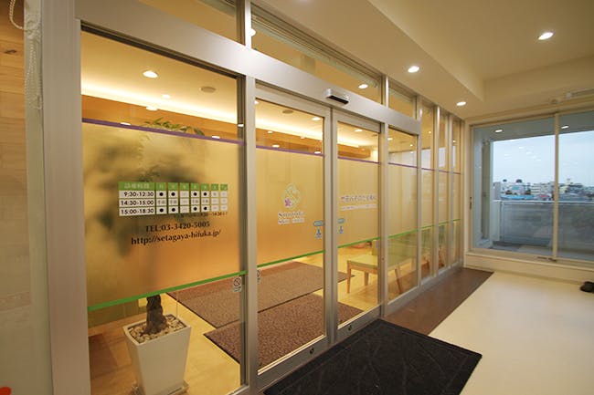 世田谷そのだ皮膚科入口