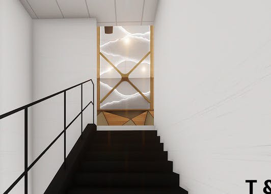 X CLINIC (エックスクリニック) 名古屋院階段