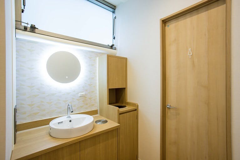 ソワカ乳腺・形成外科クリニック大阪(SOWAKA)化粧室