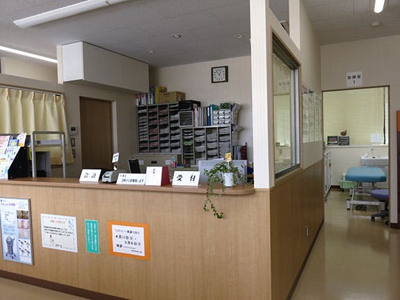 竹園皮膚科医院受付