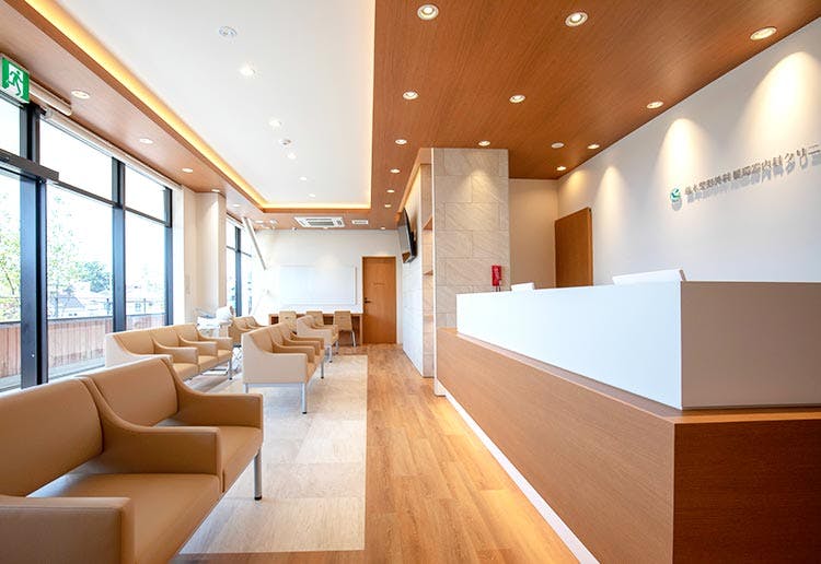 藤本整形外科循環器内科クリニック待合室