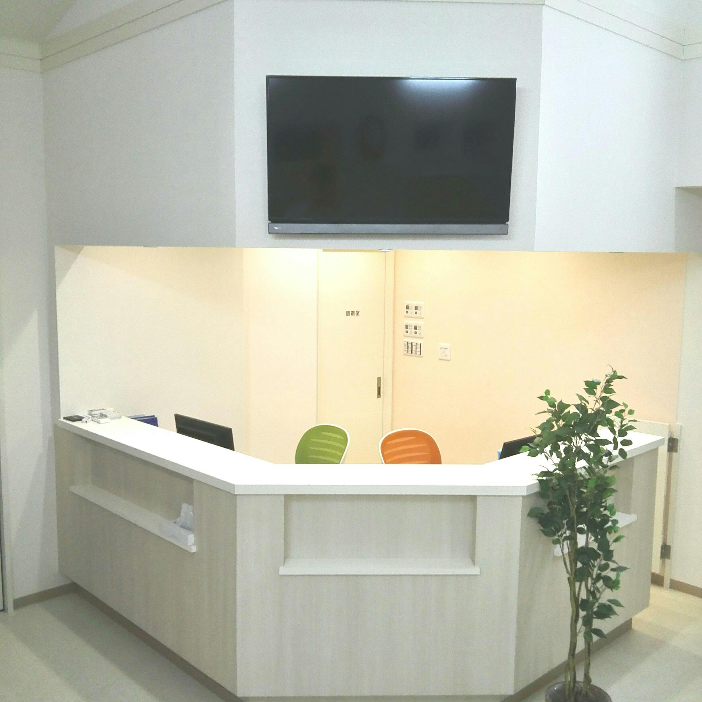 うめはら皮ふ科受付