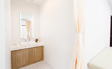 千里山月乃ひふ科パウダールーム