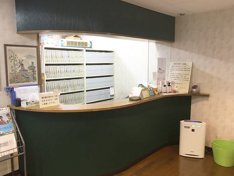 福井皮フ科受付